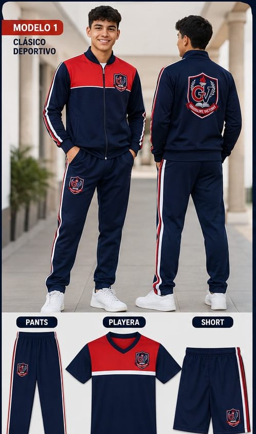Uniforme deportivo Guadalupe Victoria clásico
